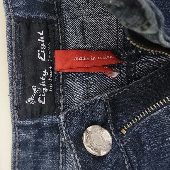 Eighty Eight Blue Skinny Faded Jeans 30 X 32 Juniors 11 - Picture 5 of 14